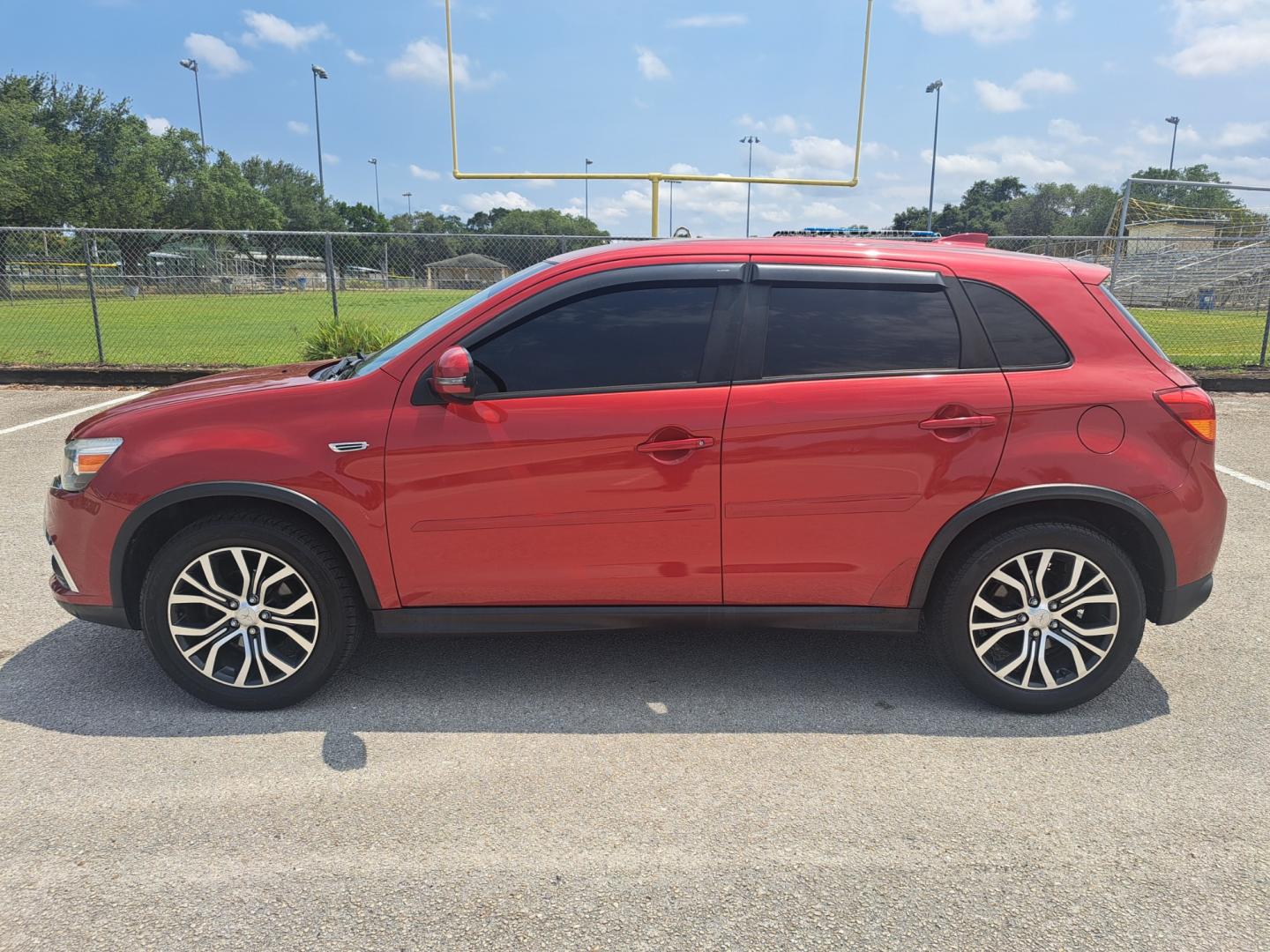 2017 RED Mitsubishi Outlander Sport 2.0 ES CVT (JA4AP3AU2HZ) with an 2.0L L4 DOHC 16V engine, CVT transmission, located at 1181 Aurora Rd, Melbourne, FL, 32935, (321) 241-1100, 28.132914, -80.639175 - Photo#0